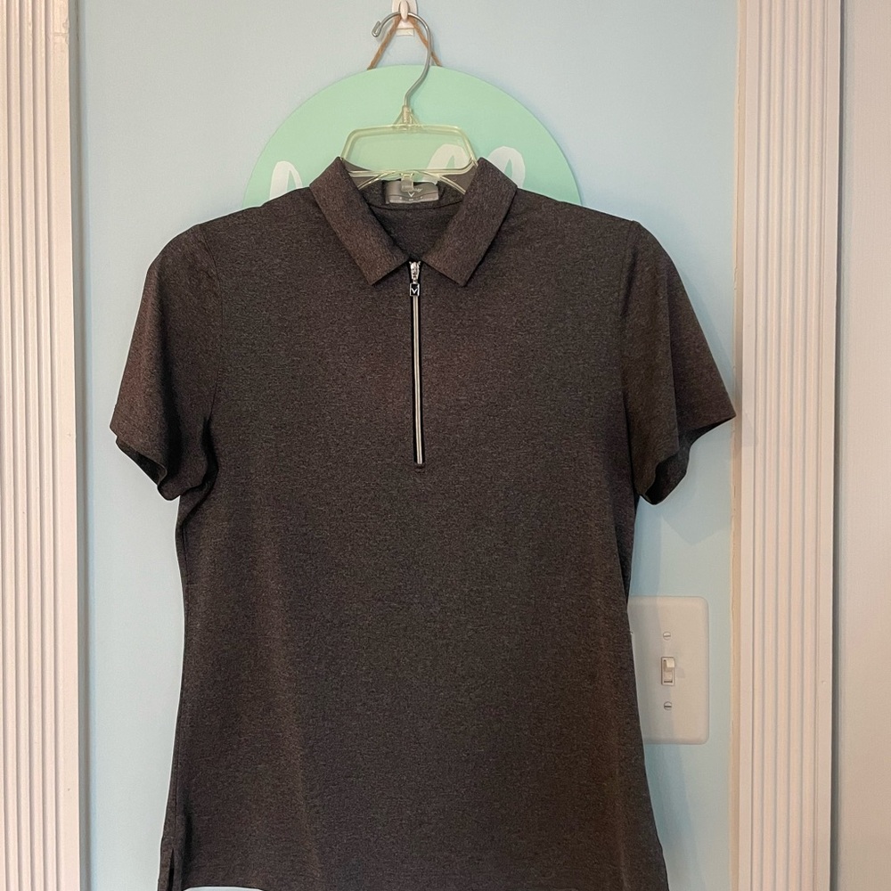 Callaway Charcoal Short Sleeve Polo
